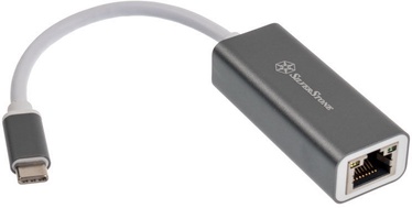 Adapteris SilverStone SST-EP13C Gigabit Ethernet To USB Type-c USB Type-C, RJ-45, 0.1 m
