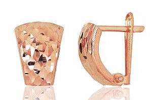 Diamond Sky 14K Red Gold Earrings Classic XVI