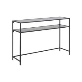 Konsoles galds Home4you Seaford Black, 1200x350x790 mm