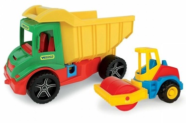 Transporta rotaļlietu komplekts Wader Multi Truck & Roller 32242, daudzkrāsaina