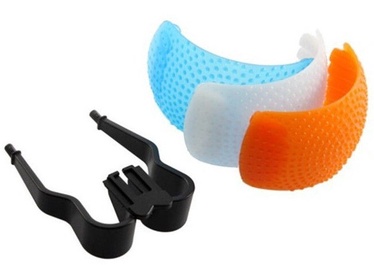 Fotocom Universal 3 Color Diffuser Filter Set for Pop-Up DSLR Camera Flashes