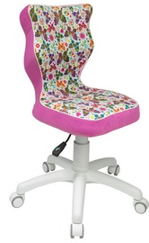 Bērnu krēsls Entelo ST31 White/Pink, 370x350x830 mm