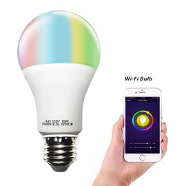 Лампочка LED, многоцветный, E27, 10 Вт, 1050 лм