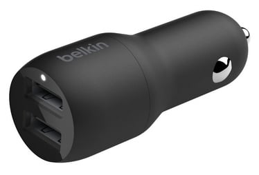 Зарядное устройство Belkin Boost Charge Dual USB-A Car Charger 24W