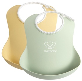 BabyBjorn Soft Bib 2-Pack Powder Yellow/Powder Green