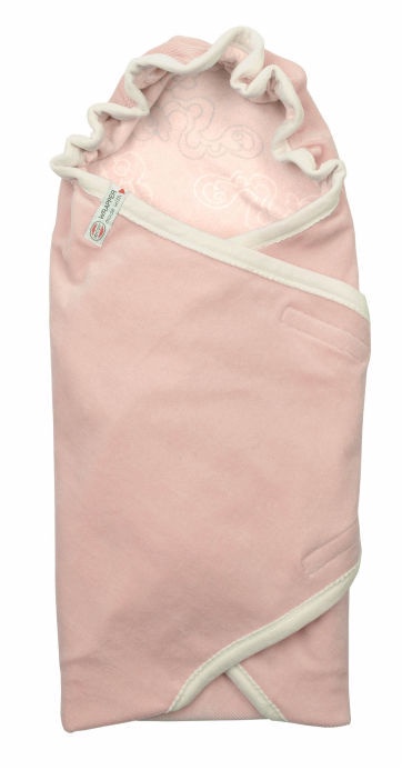 Vaikiškas miegmaišis Lodger Wrapper Newborn Empire 2 in 1 Sensitive, rožinis, 110 cm x 110 cm
