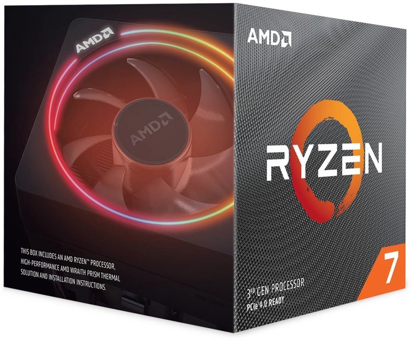 Protsessor AMD AMD Ryzen 7 3700X 3.6GHz 32MB AM4 100-100000071BOX, 3.6GHz, AM4, 32MB