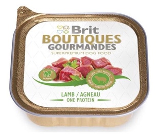 Konservi suņiem Brit Boutiques Gourmandes Lamb Puppy One Meat 0,15kg