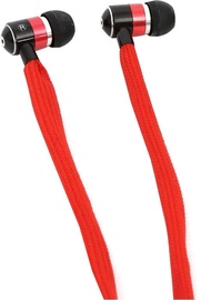 Laidinės ausinės Omega Freestyle FH2112 Shoelace, raudona