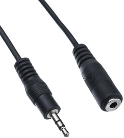 RoGer Audio Cable 3.5mm Male to Female 10m Black