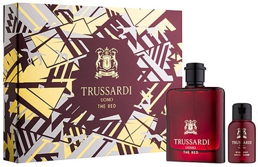 Trussardi Uomo The Red 50ml EDT + 30ml Beard Soap