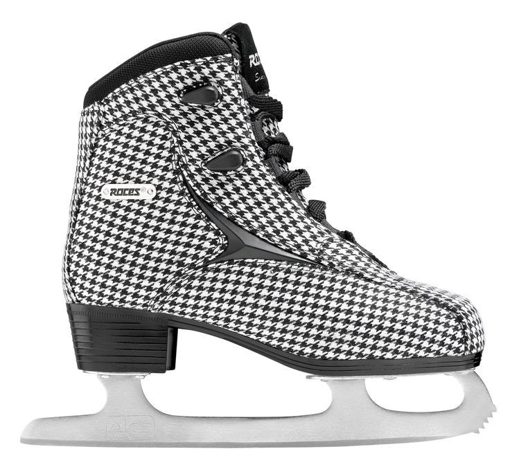 Коньки Roces Brits Checkered, белый/черный, 36