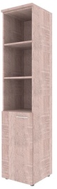 Skyland Xten Office Shelf XHC 42.5 Left Sonoma Oak