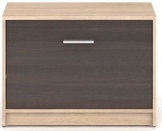 Apavu plaukts Black Red White Nepo Plus Sonoma Oak/Wenge, 700x340x500 mm