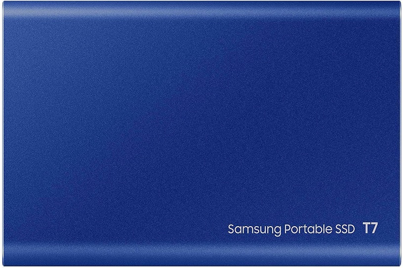 Cietais disks Samsung T7, SSD, 1 TB, zila