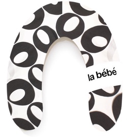 La Bebe Rich Cotton Nursing Maternity Pillow Deco Black/Silver 85499