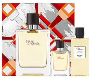 Hermes Terre D Hermes 100ml EDT + 80ml Shower Gel + 15ml EDT
