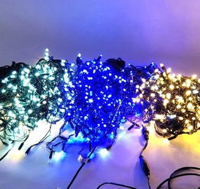 Elektriskā virtene Niveda Outdoor LED 120 White/Blue Flash, 6 m