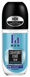 Vīriešu dezodorants Fa Men Comfort Dive 24h Roll On, 50 ml
