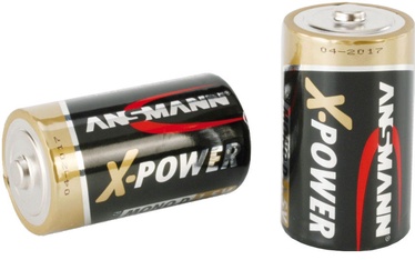 Ansmann X-Power Alkaline Battery Mono D 2 pcs