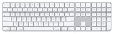 Klaviatūra Apple Magic Keyboard Magic Keyboard 2021 Touch ID EN, balta, bezvadu