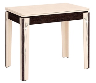 Pusdienu galds DaVita Orfej 23.10 Koburg Oak/Wenge, 900x600x760 mm