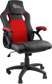 Игровое кресло White Shark Kings Throne, черный/красный