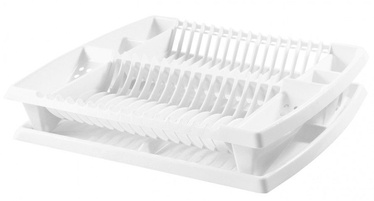 Plast Team Dish Drainer With Tray 44.2x38.3x8.5cm White