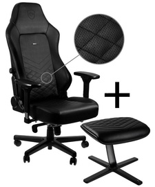 Noblechairs HERO Gaming Chair Black/Black+Footrest Black