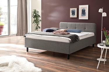 Gulta Meise Möbel Amelie Graphite Base Light Gray, 200x140 cm