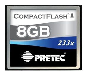 Pretec 8GB Cheetah II CompactFlash 233x