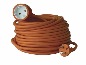 Extension cord Electraline 2G1.5VVF 1P, 40 m, orange