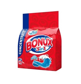 Skalbimo milteliai Bonux Fresh 3 in 1, 3 kg