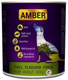 Amber Complete Food Adult Dogs Beef 800g 6pcs
