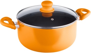 Lamart Casserole with Lid 5.2l 24cm Orange