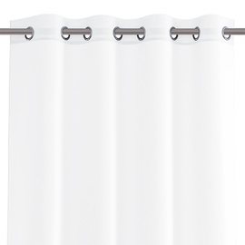 Dienas aizkari AmeliaHome Voile Eyelets, balta, 2500 mm x 1600 mm