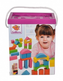 Konstruktorius Eichhorn Colored Blocks, 75 vnt.