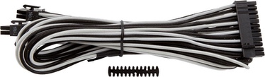 Corsair Premium Individually Sleeved ATX 24-Pin Cable Type 4 (Gen 3) White/Black