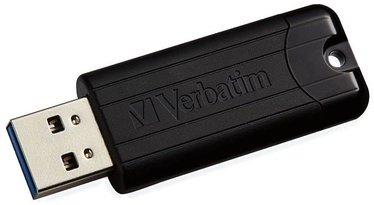 USB atmintinė Verbatim PinStripe, juoda, 32 GB