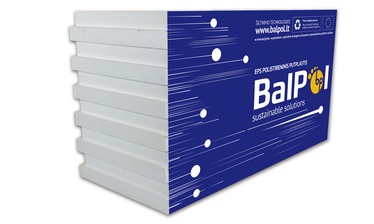 Polistireninis putplastis EPS70 150X500X1000 FAS FR