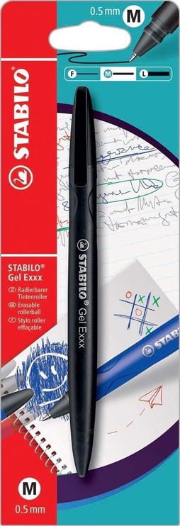 Ручка Stabilo Gel Exxx Rollerball, черный