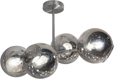 Nino Pilar Ceiling Lamp Silver 4x40W E27 61240402