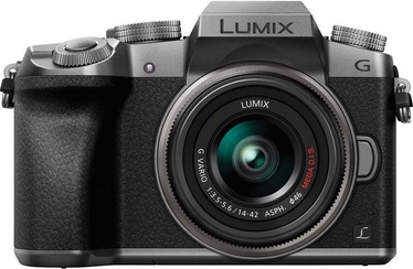 Panasonic Lumix DMC-G7 LUMIX G VARIO 14-42mm f/3.5-5.6 II ASPH. Mega O.I.S. Silver