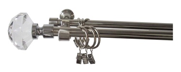 Dvigubo karnizo komplektas Futura F516186, 300 cm, Ø 19 mm