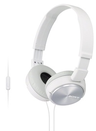 Laidinės ausinės Sony MDR-ZX310AP, balta