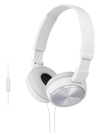 Проводные наушники Sony MDR-ZX310AP, белый