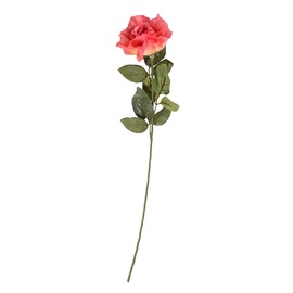 Искусственный цветок роза, розовый, 600 мм