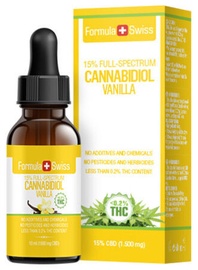 Formula Swiss Cannabidiol Vanilla Full Spectrum 10ml 15%