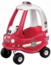 Bērnu rotaļu mašīnīte Little Tikes Cozy Coupe Fire Ride, balta/sarkana