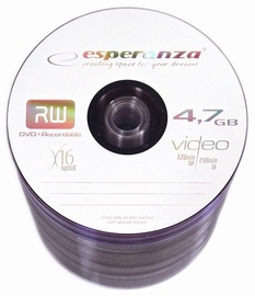 Esperanza 1107 DVD+R 16x 4.7GB Spindle 100 DVD's